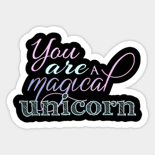 Magical unicorn Sticker